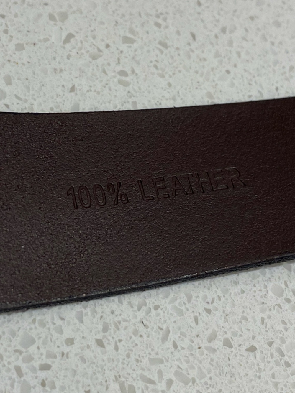 Levi Strauss Co. Leather Belt Made in Italy Black bronze Buckle Two Horse 34 - Picture 6 of 11